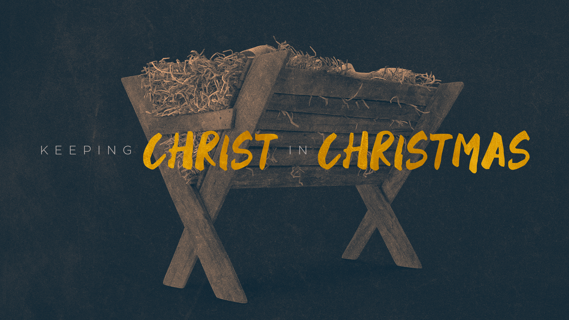 Keeping Christ in Christmas - Sermon Only